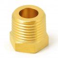 Metaland Brass Reducer Hex Bushing 1 4 Male Npt To 8 Female Reducing Pipe Adapter Fitting Pack Of 5