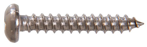 The Hillman Group 70913 10 X 1-inch Stainless Steel Pan Head Square Drive Sheet Metal Screw 100-pack
