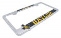 Officially Licensed Premium Shiny Chrome Metal License Plate Frame With Texas Shaped Insert Second Generation Mascot Version 