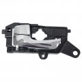 Front Driver And Passenger Side Interior Door Handle Chrome For Hyundai Sonata 2009-2010 