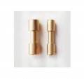 Nc Haisda Brass Corby Bolts Rivets Edc Knives Maker Pivot Pin Fasteners Diy Knife Handle Studs Screws Pack Of 10 8mm