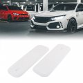 Uxcell Rubber Car Front Rear Bumper Guard White 2 Pcs