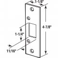 Prime-line Mp2432 Deadbolt Strike 1-1 8 In X 4-7 Stamped Steel Brass Plated Single Pack