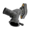 Engine Coolant Thermostat Housing For Chrysler Cirrus 2000 Plastic Black 30 Degrees Neck Angle 2 Mounting Holes 1 25 In Outside 