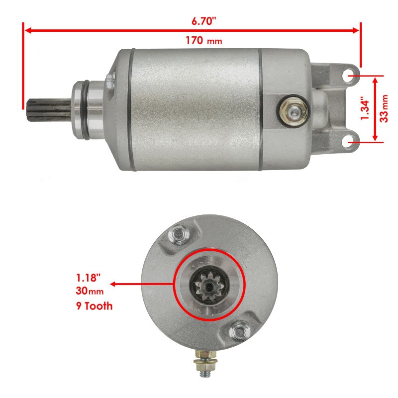 Starter For Suzuki Lt-z400 Lt-z400z Quadsport 2003 2004 2005 2006 2007 2008 2009 Mod-ztf1-4119