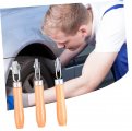 Ibasenice Compaction Roller Tire Tube Patch Kit Wooden Tool Car