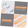 Ibasenice Compaction Roller Tire Tube Patch Kit Wooden Tool Car