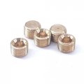 1 8 Bspp Male Thread Brass Pipe Countersunk Plug Internal Hex Head Socket Allen Fittings