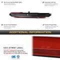 Full Led Third Brake Tail Cargo Chmsl Light For 2002 To 2009 Chevrolet Trailblazer Gmc Envoy 2004 2007 Rainier Bravada 9-7x