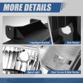 Auto Dynasty 4pcs Factory Style Headlights And Bumper Lamps Compatible With Chevy Avalanche Silverado Exclude Body Cladding