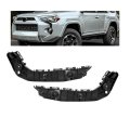 1 Pair Front Bumper Support Bracket Retainer For 2014-2024 Toyota 4runner Replacement To1043126 To1042126 5211535153 5211635152 