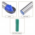 Uxcell Router Bit 1 4 Shank 3 8 Cutting Dia Core Box 2 Flutes Carbide Tip For Carpentry Woodworking Milling Cutter Tool