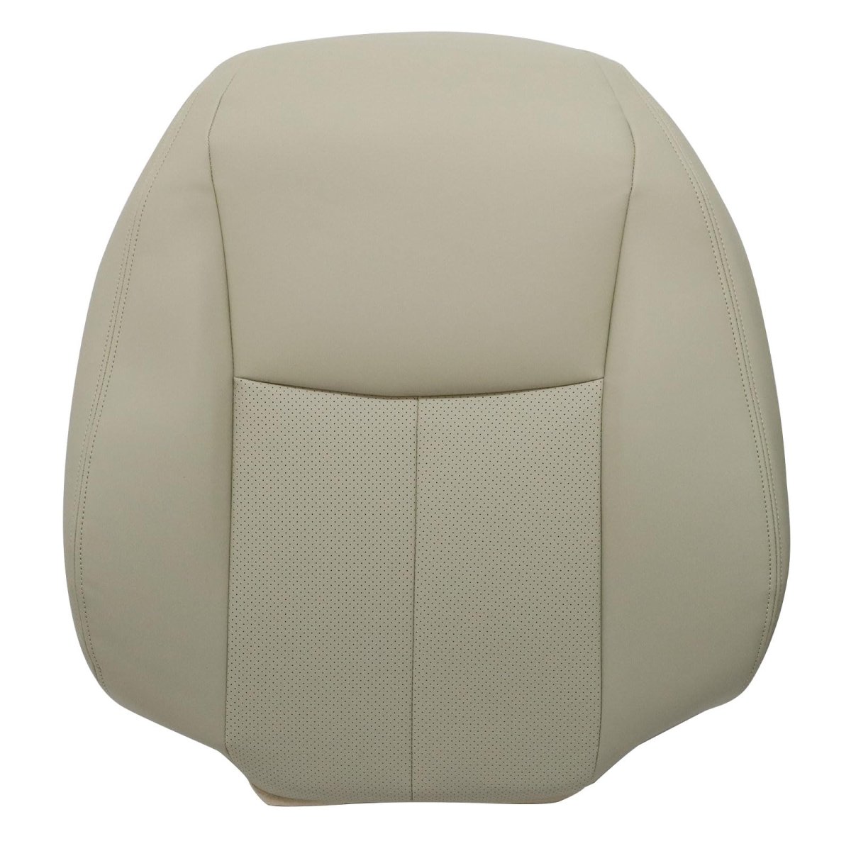 Perforated Leather Seat Cover Wheat Tan For Infiniti Q50 2014 2015 2016 2017 2018 2019 2020 Driver Or Passenger Side Top Lean