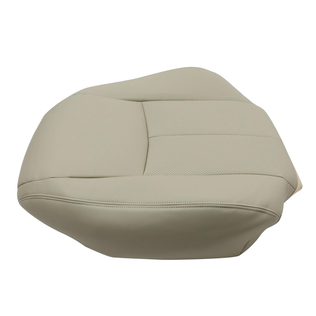 Perforated Leather Seat Cover Wheat Tan For Infiniti Q50 2014 2015 2016 2017 2018 2019 2020 Driver Or Passenger Side Top Lean