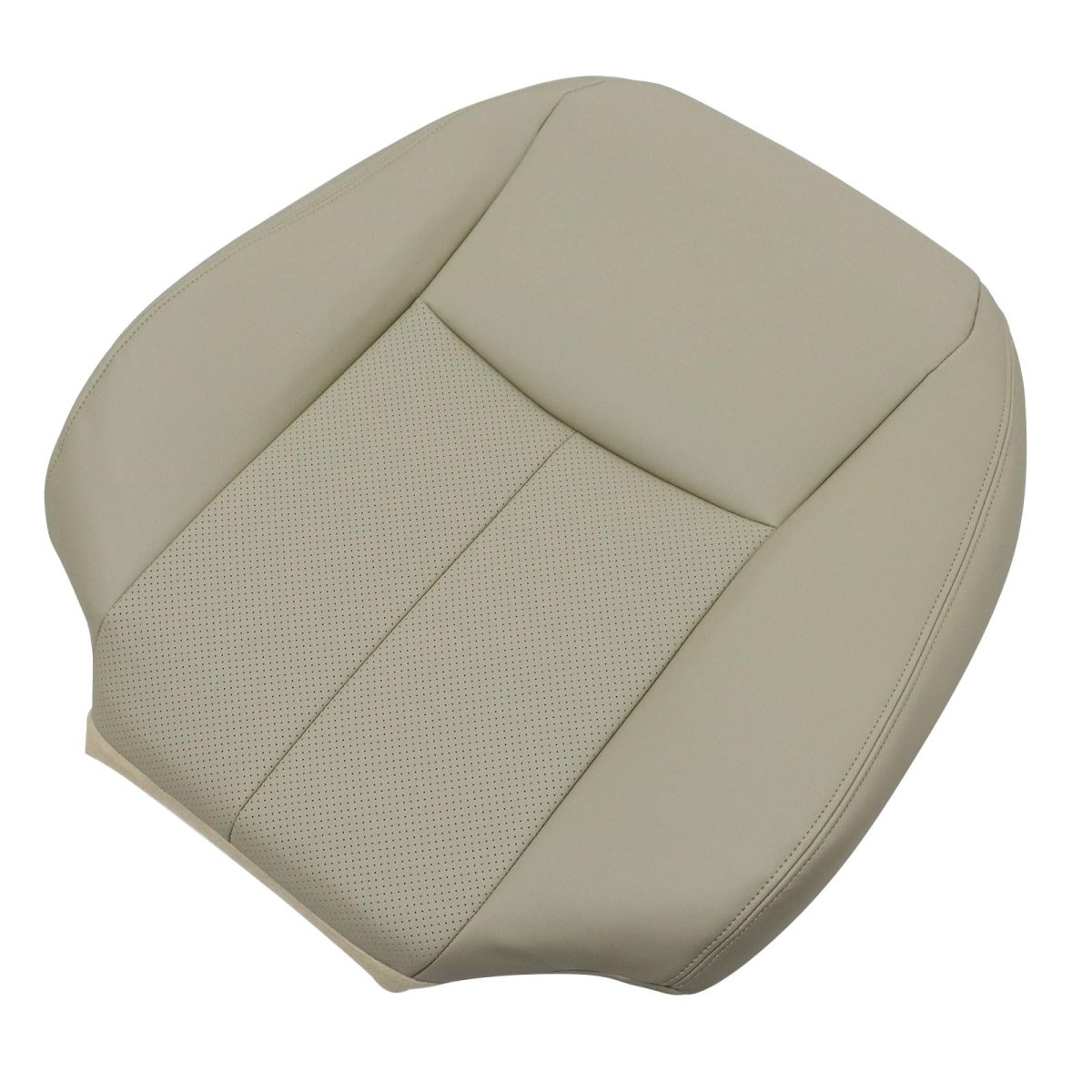 Perforated Leather Seat Cover Wheat Tan For Infiniti Q50 2014 2015 2016 2017 2018 2019 2020 Driver Or Passenger Side Top Lean