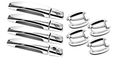 Sizver Chrome Door Handles Handle Bowls Cover For Chevrolet Malibu 