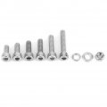 Screws Fydun M3-m8 Stainless Steel Ss304 Hex Socket Cap Head With Nut Washers Assortment For Home Equipment Ship Assembly M5 