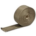 7 5m Titanium Exhaust Heat Wrap 12 Inches Long 5mm Width Silver Zip Tie