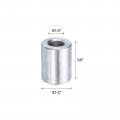 Uxcell 5pcs Aluminum Spacer 1 4 Bore X 2 Od 5 8 Length Screw Standoff Bushing Plain Finish Round Metal For Id Screws Bolts And