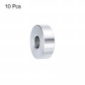 Uxcell 10pcs Aluminum Spacer 3 8 Bore X 1 Od 5 16 Length Screw Standoff Bushing Plain Finish Round Metal For Id Screws Bolts