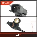 A-premium Abs Wheel Speed Sensor Compatible With Jeep Models Wrangler 2007-2017 Jk 2018 Front Driver And Passenger Side 2-pc