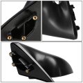 Manual Passenger Right Side View Door Mirror For Nissan Sentra 95-99 And 200sx 95-98 Ni1321114 Oe Style Black Paintable Convex