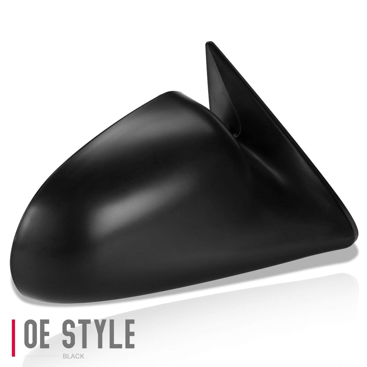 Manual Passenger Right Side View Door Mirror For Nissan Sentra 95-99 And 200sx 95-98 Ni1321114 Oe Style Black Paintable Convex