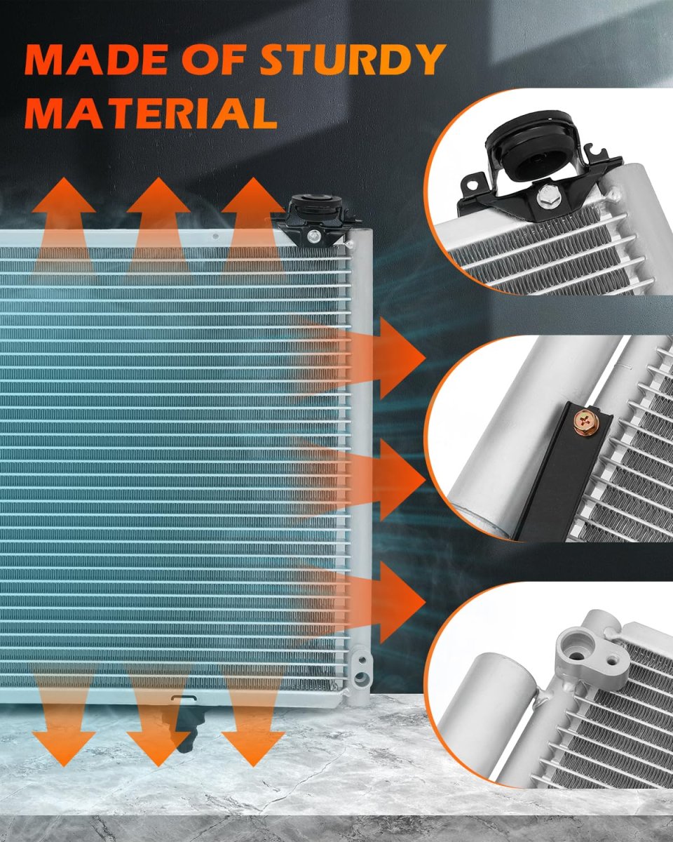 Ac Condenser For Scion Xa 2005 2006 And Xb Aluminum Air Conditioning 84273779 84273780 3513