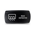 Ch4x4 Rocker Switch Rear Desfroter Symbol Horizontal- White Led 