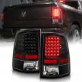Acanii For 2009-2018 1500 2010-2018 2500 3500 Dodge Ram Truck Black Housing Led Tail Lights Brake Lamps Left Right
