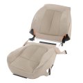 2pcs Tan Cloth Seat Cover Front Driver Side Bottom And Top Lean Back Replacement For F150 Xlt 2011-2014 