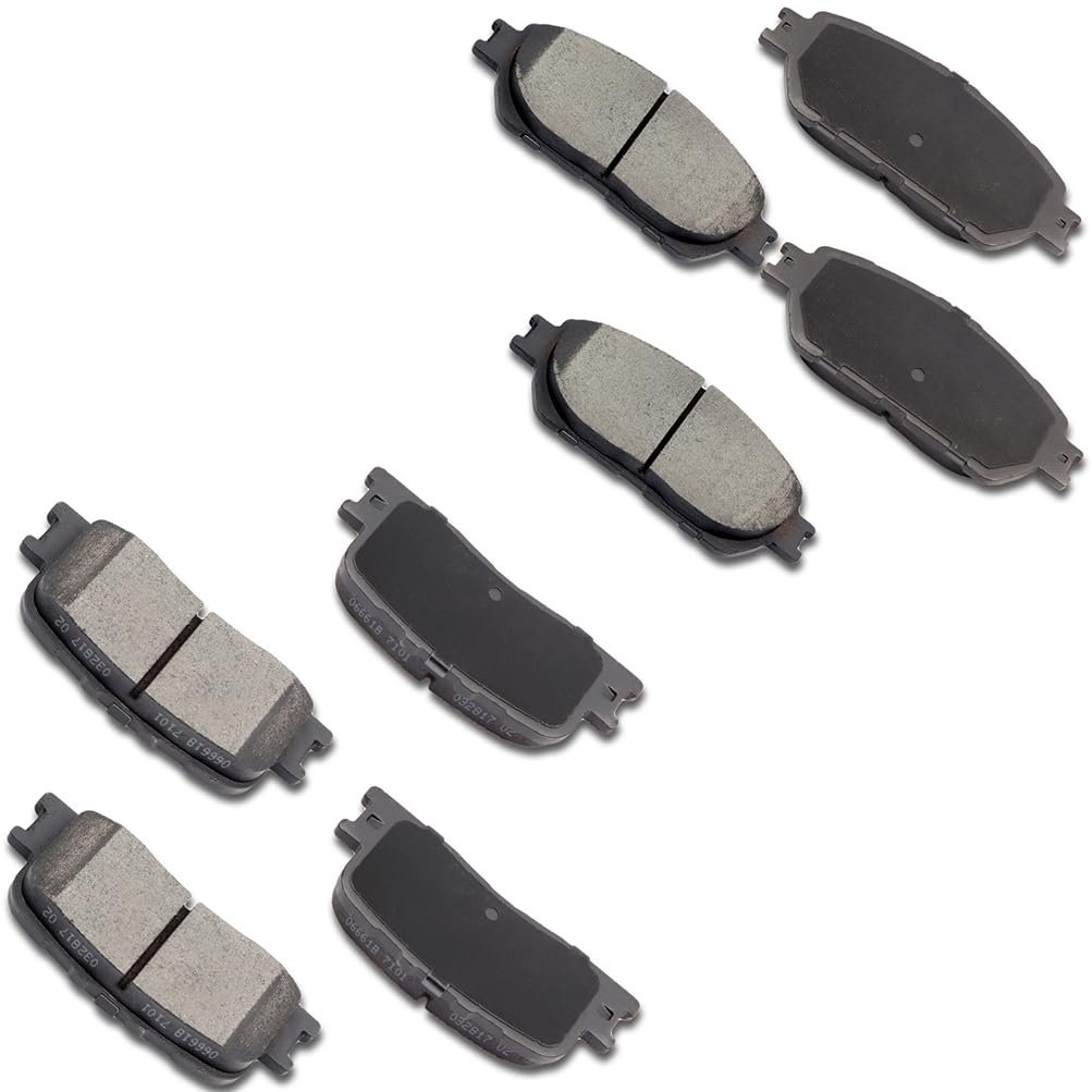 Brake Pad Sets 8pcs For Lexus Es300 2002-2003 For Es330 2004-2006 D906 D885