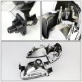 Auto Dynasty 4pcs Smoked Housing Clear Corner Headlights Bumper Lights Compatible With Ford Explorer 95-01 Mercury Mountaineer