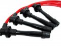 Vms Racing 92-93 10 2mm High Performance Engine Premium Spark Plug Wires Wire Set In Red Compatible With Integra Gsr Gs-r B17