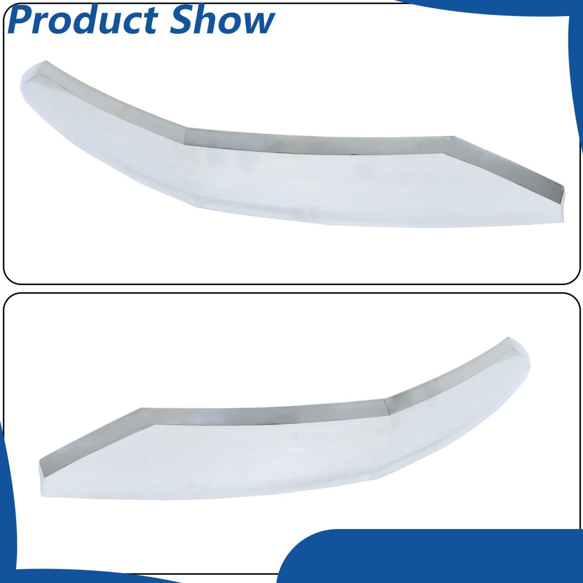 Chrome Front Hood Bezel Molding Trim Replacement For Navigator 2007-2014 7l7z16856aa