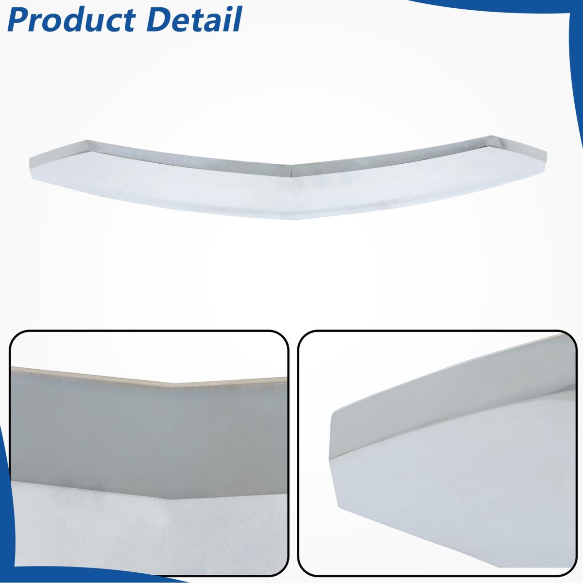 Chrome Front Hood Bezel Molding Trim Replacement For Navigator 2007-2014 7l7z16856aa