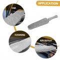 Ibasenice Cleaning Brush Wheel Cleaner Car Duster Interior Window Blind Detailes Detailing Air Outlet Brush Tire Coral Fleece