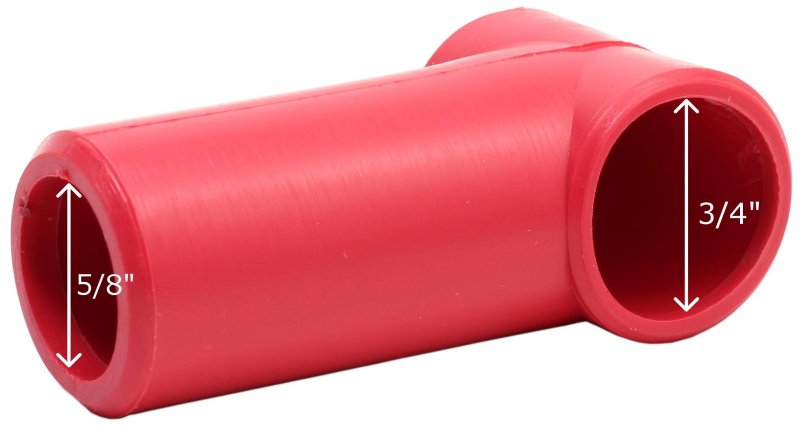 Fastronix 3 8 Stud Terminal Covers Red And Black