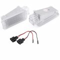 Njsbyl Golf Gti Mk5 Mk6 Led Door Welcome Lamp Compatible With Vw Passat B5 B6 Cc 4 5 6 Sharan Beetle Xenon White Courtesy Glove