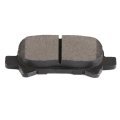 Rear D828 Semi-metal 4pcs W Hardware Disc Brake Pad Set