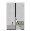 Magzo Magnetic Screen Door Fit Size 36 X 96 Inch 38 97 Reinforced Fiberglass Mesh Curtain Entry With Full Frame Hook Loop-grey 