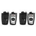 2pcs 4 Button Replacement Keyless Entry Remote Control Key Fob Case Cover For Bmw 1 2 3 5 6 7 Series X3 M2 F 235ix 320 E90 E92 