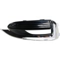 Fog Light Bezel For Buick Enclave 2018 2019 2020 Driver Side Front Textured Black With Chrome Molding Replace Gm1038223 