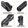 Uxcell 2pcs 1 2 Reduced Shank Drill Bits 20mm 25 32 Black Oxide M2-6542 High Speed Steel Hss Twist For Stainless Cast Iron