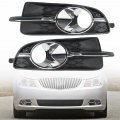 2pcs Right And Left Side Fog Light Cover Trim Bezel Replacement For 2010-2013 Lacrosse 20859108 20859107 