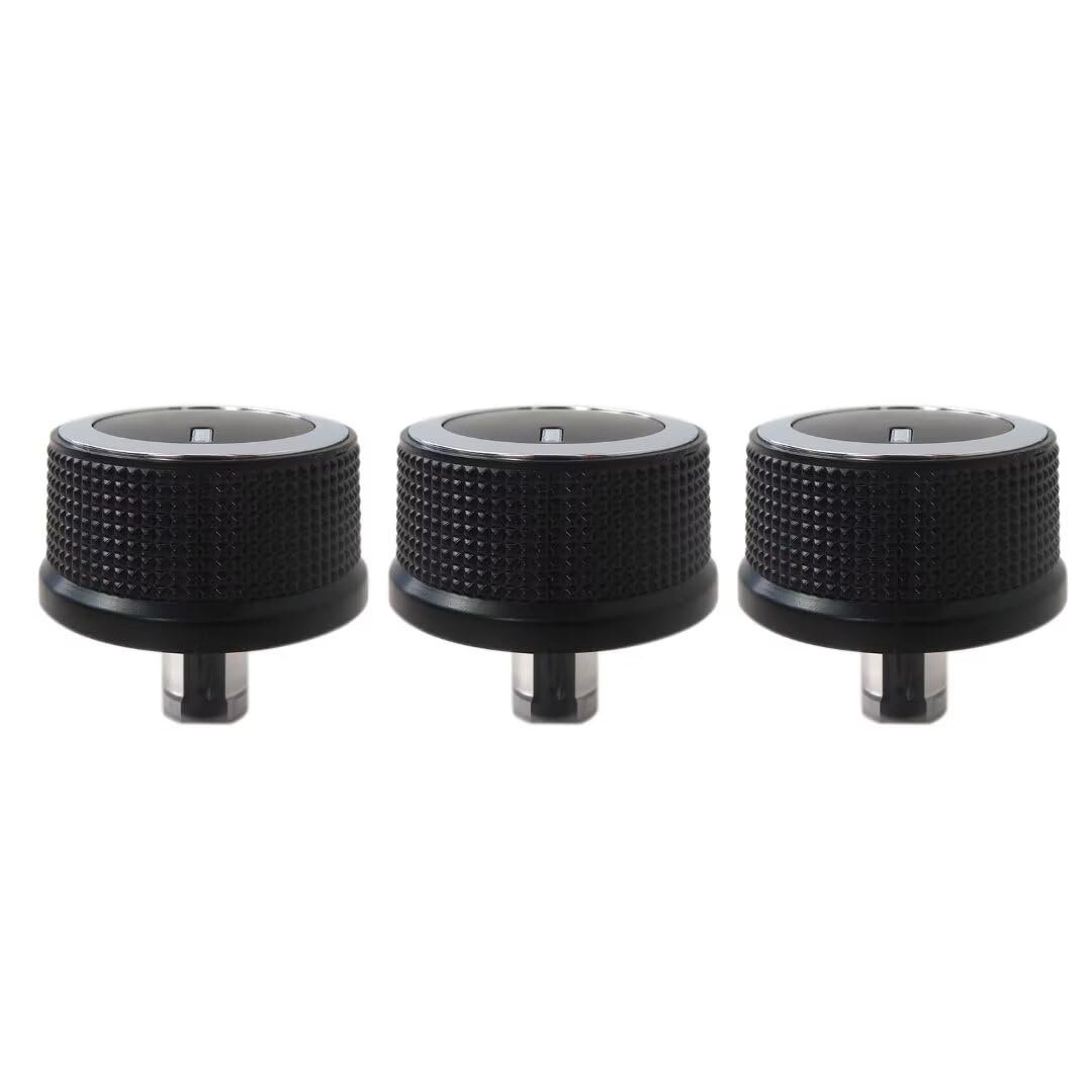 3pcs A C Heater Temp Control Knob Replacement Fit For G M C Savana 3500 Lt Standard Passenger Van 4-door 4 3l 262cu In V6 Gas