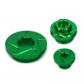 Zhisheng Cnc 3pcs Engine Timing Oil Filter Plugs Bolts Replacement Kit For Kawasaki Kx250f Kx250 Kx450f Klx450r
