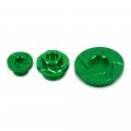 Zhisheng Cnc 3pcs Engine Timing Oil Filter Plugs Bolts Replacement Kit For Kawasaki Kx250f Kx250 Kx450f Klx450r