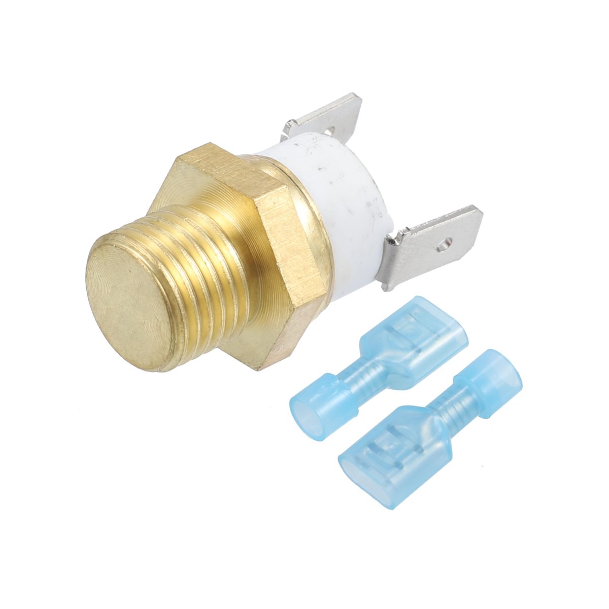 Universal Automotive Radiator Engine Cooling Fan Temperature Sensor Switch 1 4 In Npt 145 To 160 Degrees On And 124 Off