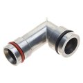 Heater Inlet Hose Elbow Lower For Pontiac Grand Prix 1999 To 2008 Aluminum 22mm And 25mm Ends Replacement 19310306 